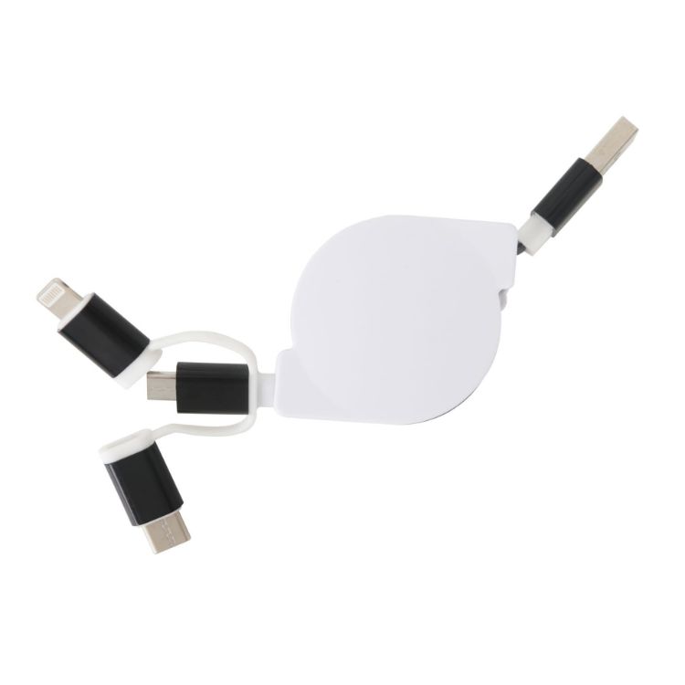 Picture of 3-In-1 ABS Retractable Charging Cable