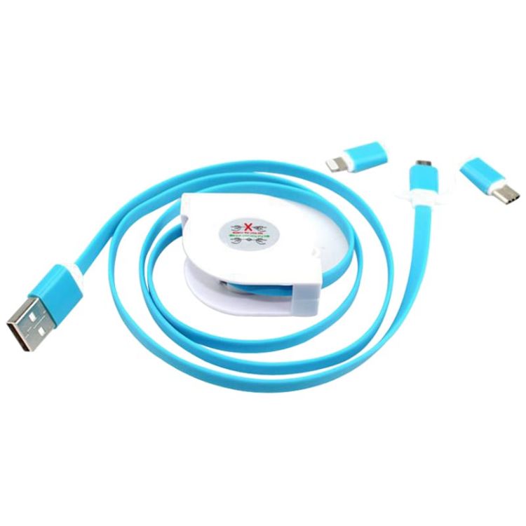 Picture of 3-In-1 ABS Retractable Charging Cable