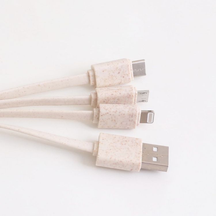 Picture of Wheat Straw Charging Cable - Square Shape B