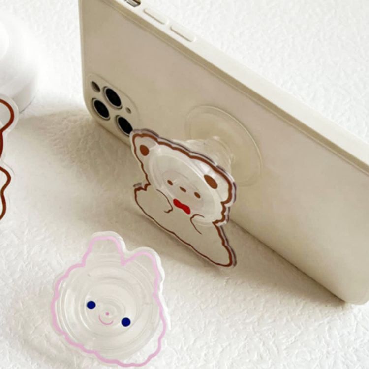 Picture of Custom Shaped Acrylic Phone Pop Holder