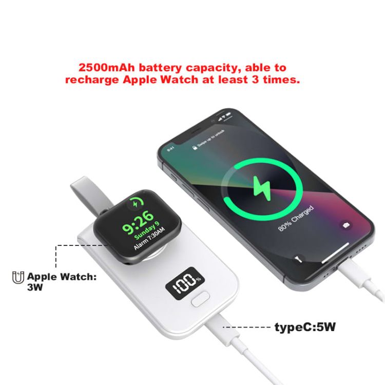 Picture of Portable Apple Watch 2500mAh Power Bank