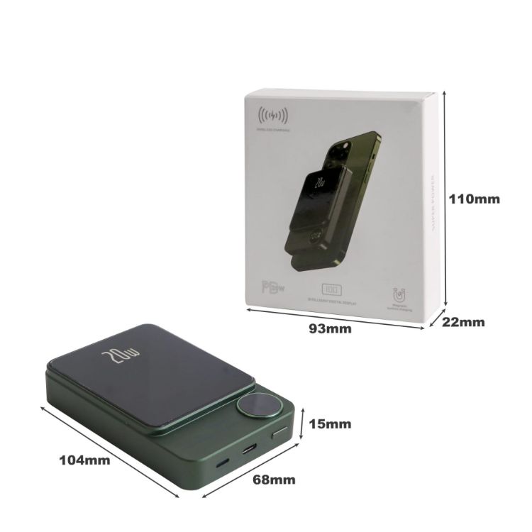 Picture of 10000mAh Magnetic Wireless Power Bank