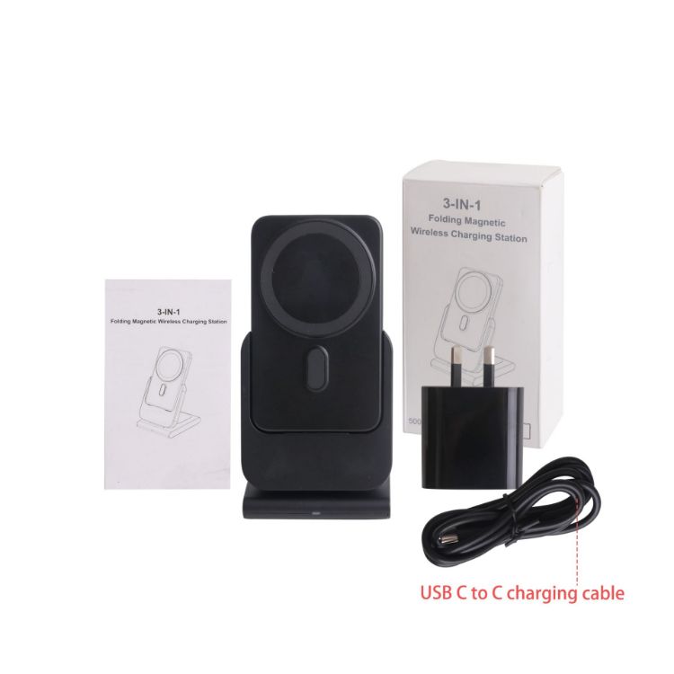 Picture of 3-In-1 5000mAh Power Bank Charging Station