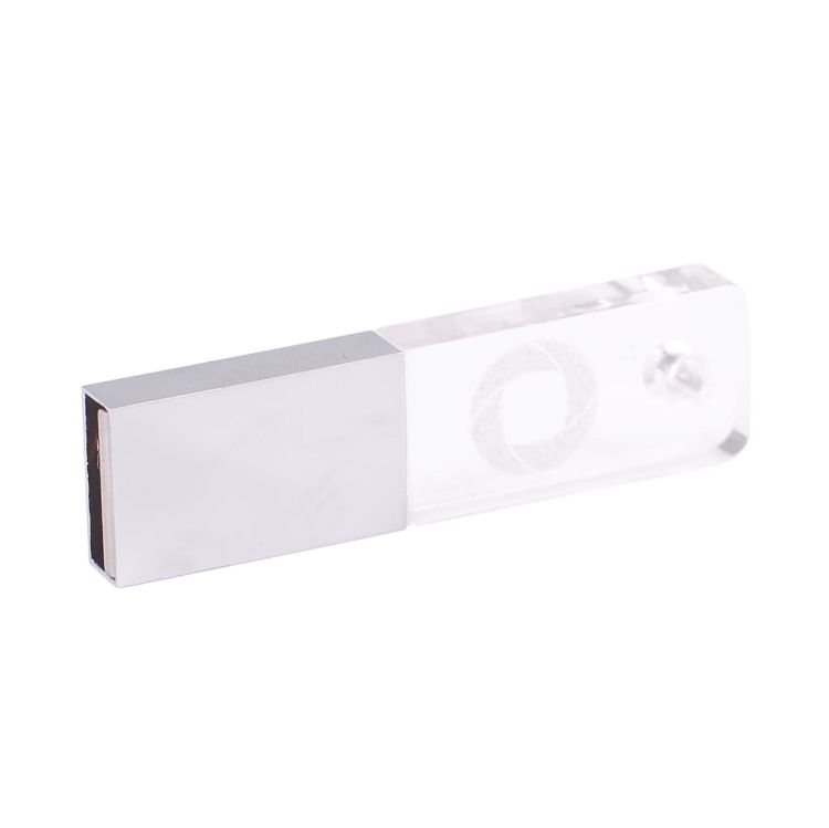 Picture of Rectangle Crystal Flash Drive