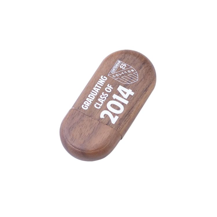 Picture of Oblong Wood Flash Drive