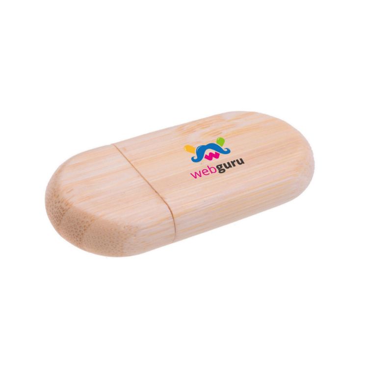 Picture of Oblong Wood Flash Drive