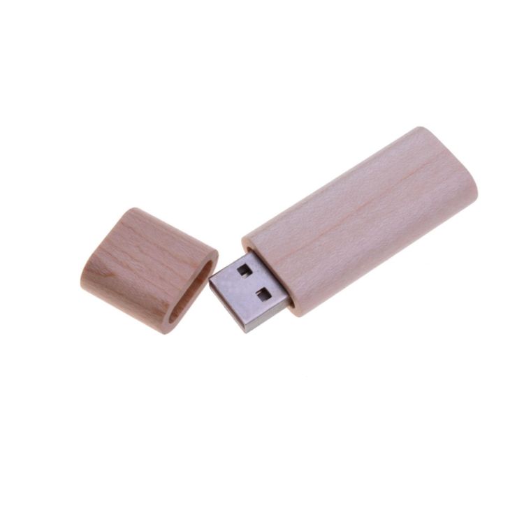 Picture of Rounded Wooden Flash Drive