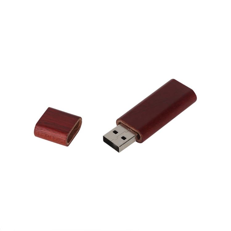 Picture of Rounded Wooden Flash Drive