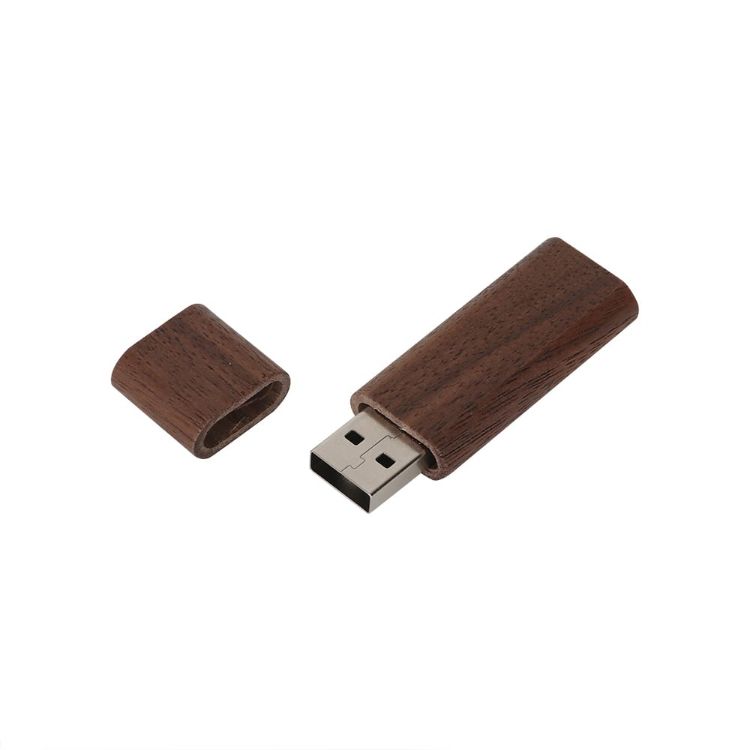 Picture of Rounded Wooden Flash Drive