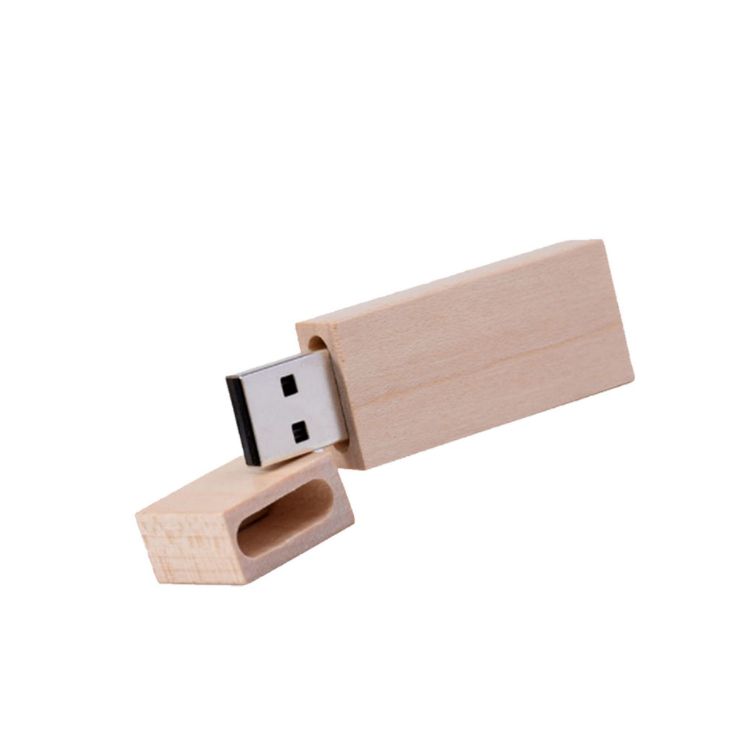 Picture of Rectangle Wooden Flash Drive