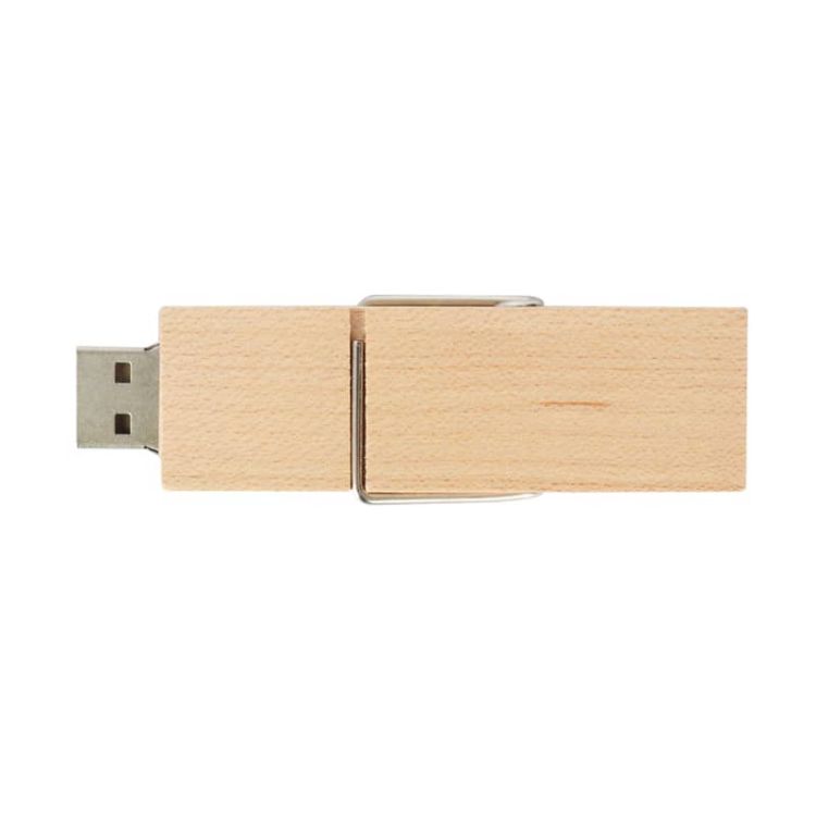 Picture of Wooden Clip Flash Drive