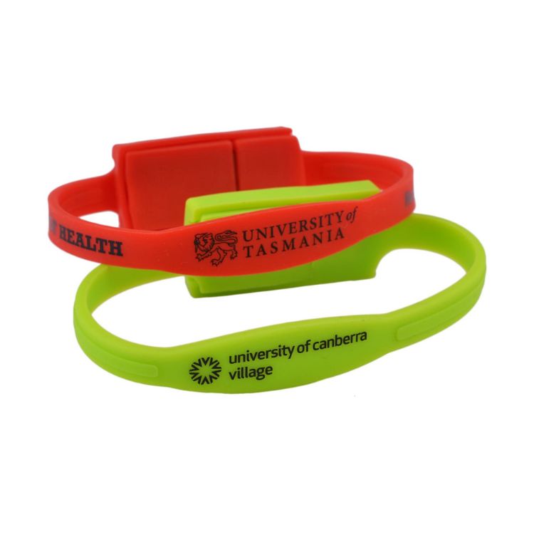 Picture of Slim Silicone Wristband Flash Drive