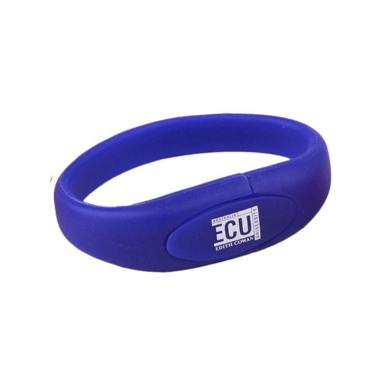 Picture of Oval Silicone Wristband Flash Drive