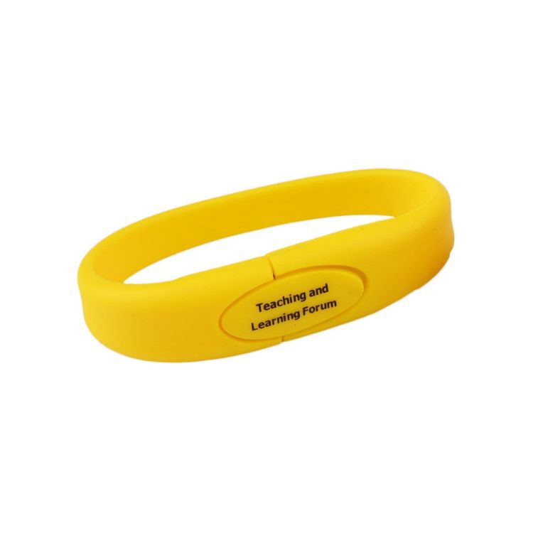 Picture of Oval Silicone Wristband Flash Drive