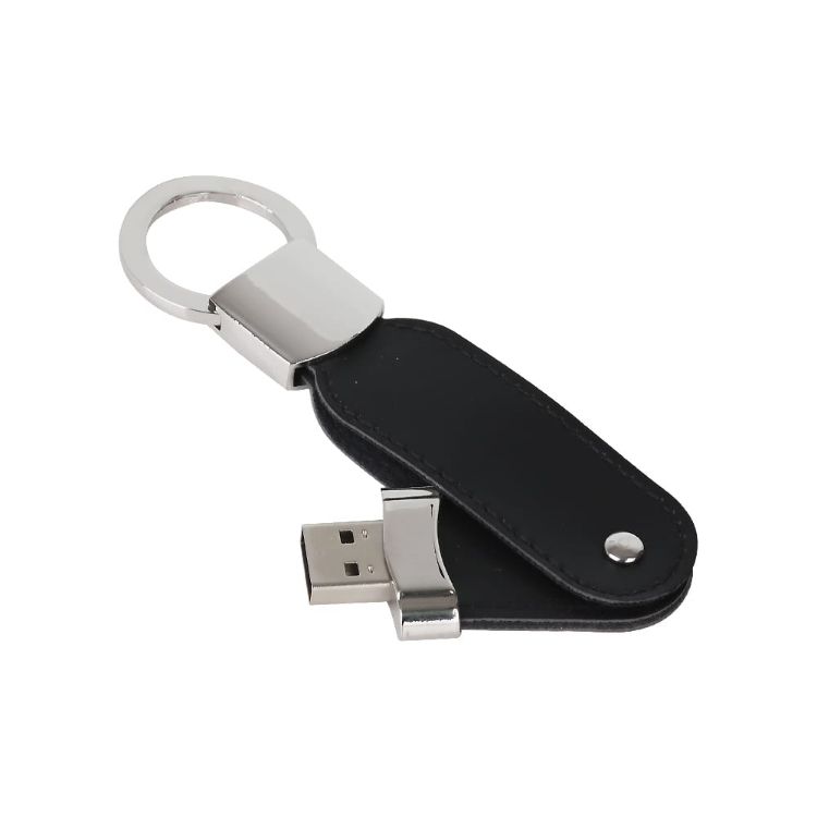 Picture of Leather Swivel Flash Drive