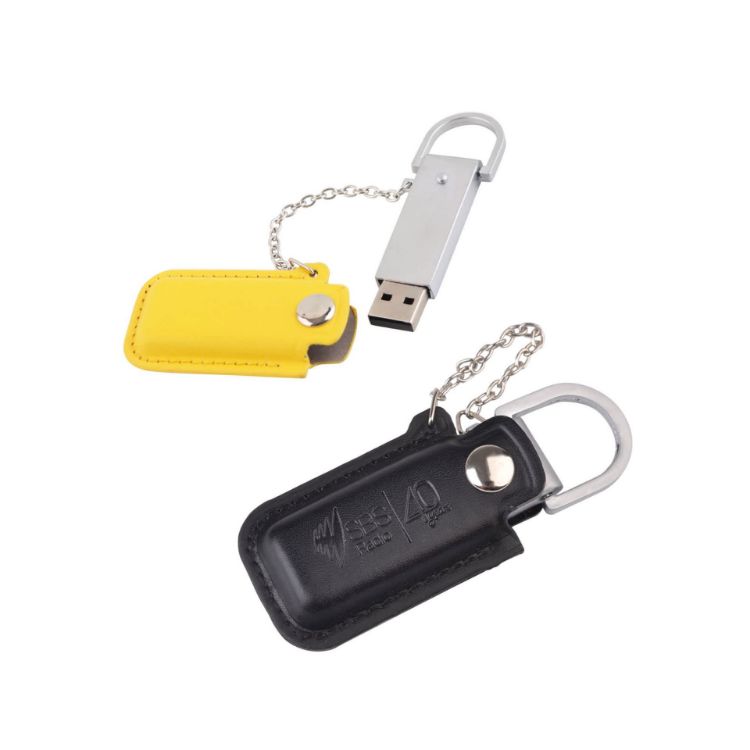 Picture of Leather Pouch Flash Drive