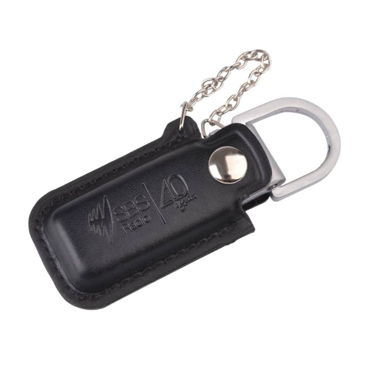 Picture of Leather Pouch Flash Drive