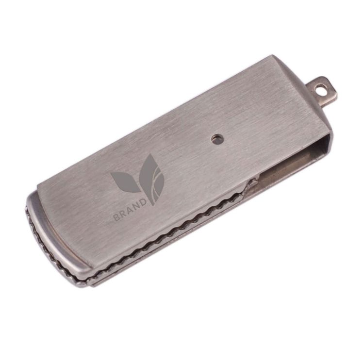 Picture of Metal Rectangular Swivel Flash Drive