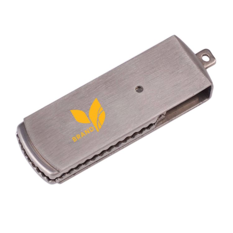 Picture of Metal Rectangular Swivel Flash Drive