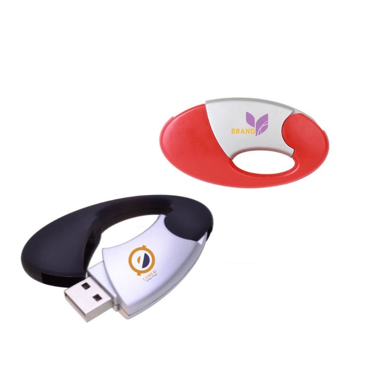 Picture of Oval Clip Flash Drive