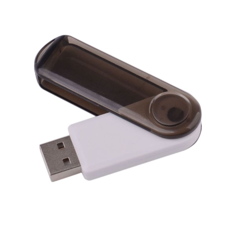 Picture of Transparent Swivel Flash Drive