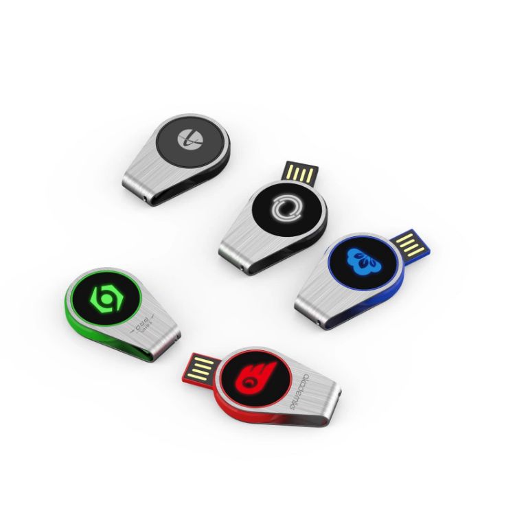 Picture of Swivel Lighting Logo Flash Drive