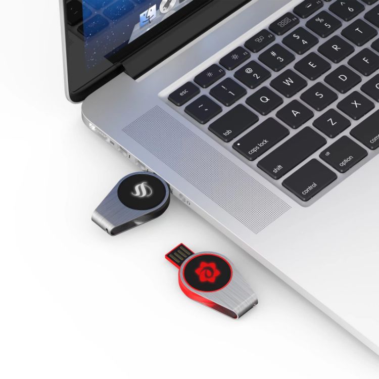 Picture of Swivel Lighting Logo Flash Drive