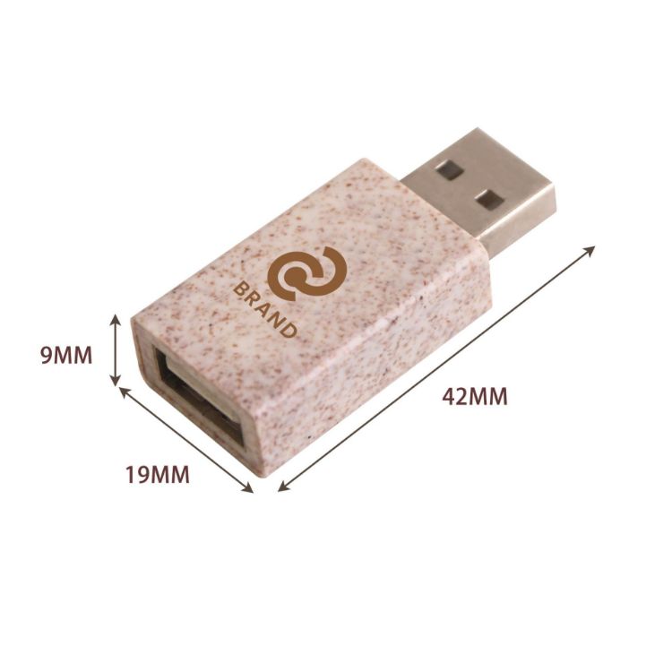 Picture of Wheat Straw USB Data Blocker