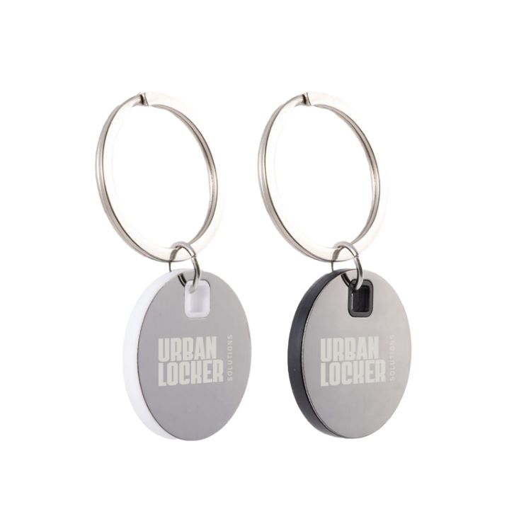 Picture of Circle Stainless Steel Keytag