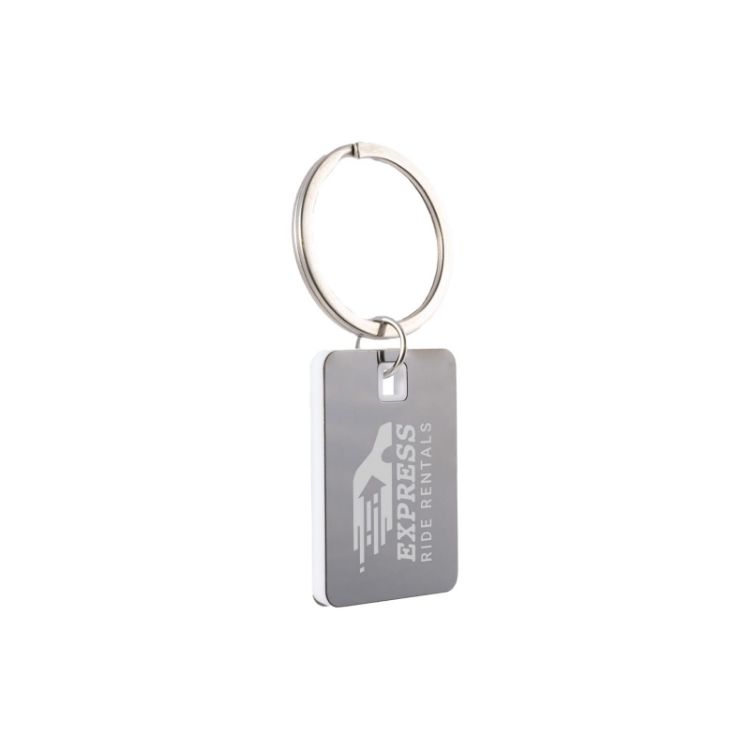 Picture of Rectangle Stainless Steel Keytag