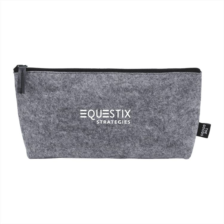 Picture of The Goods Recycled Felt Zippered Pouch