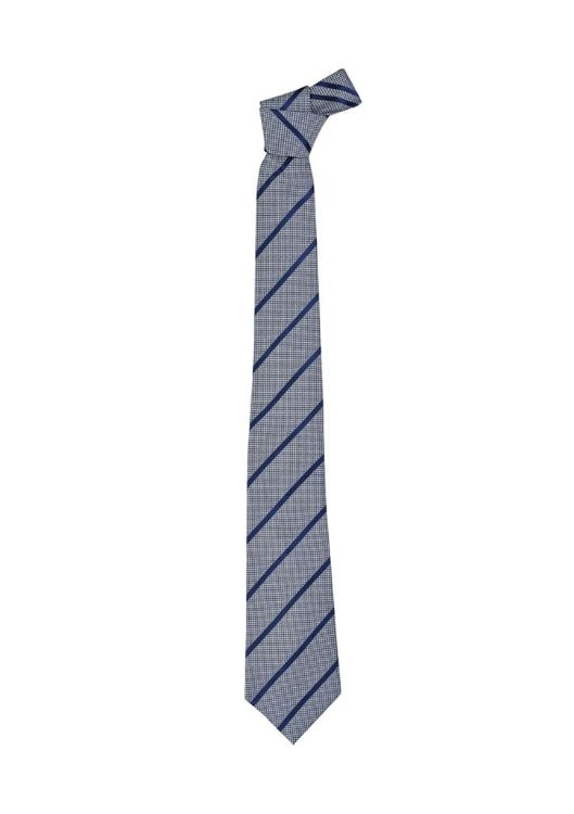 Picture of Mens Single Contrast Stripe Tie