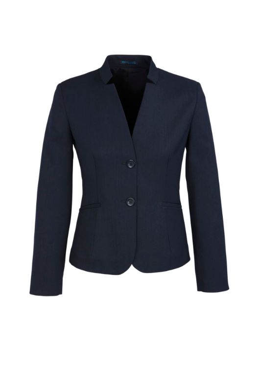 Picture of Womens Cool Stretch Short Jacket with Reverse Lapel