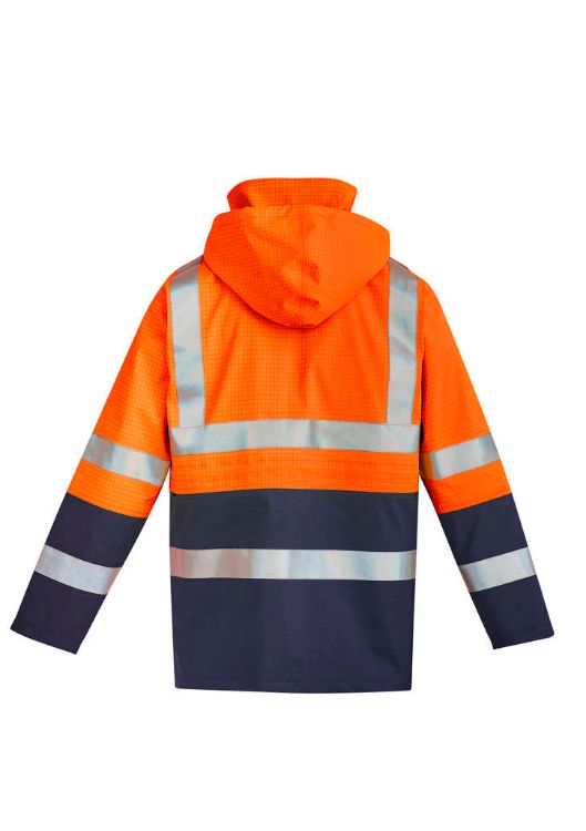 Picture of Mens Orange Flame Arc Rated Antistatic Waterproof Jacket