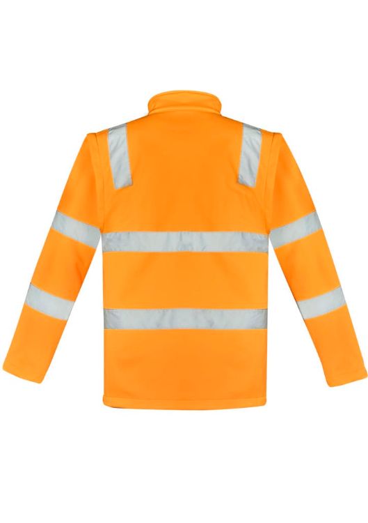 Picture of Unisex Hi Vis VIC Rail 2 In 1 Softshell Jacket