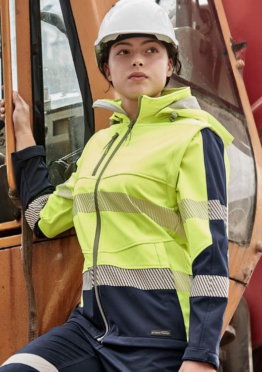 Picture of Womens Streetworx 2 In 1 Stretch Softshell Jacket