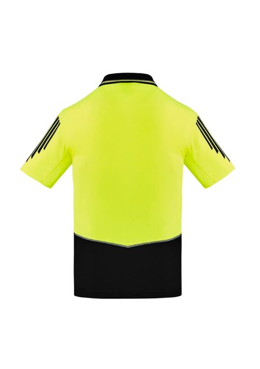 Picture of Mens Hi Vis Flux Short Sleeve Polo