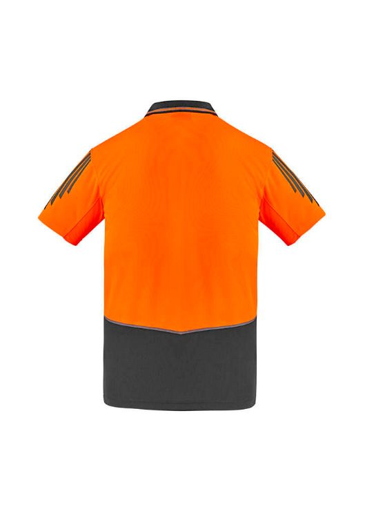 Picture of Mens Hi Vis Flux Short Sleeve Polo