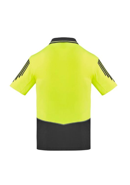 Picture of Mens Hi Vis Flux Short Sleeve Polo