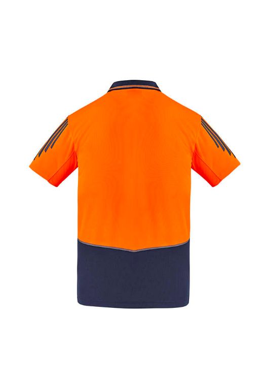 Picture of Mens Hi Vis Flux Short Sleeve Polo