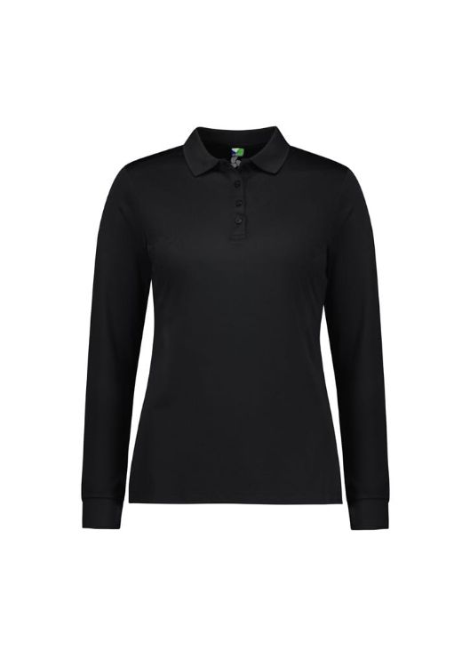 Picture of Womens Action Long Sleeve Polo