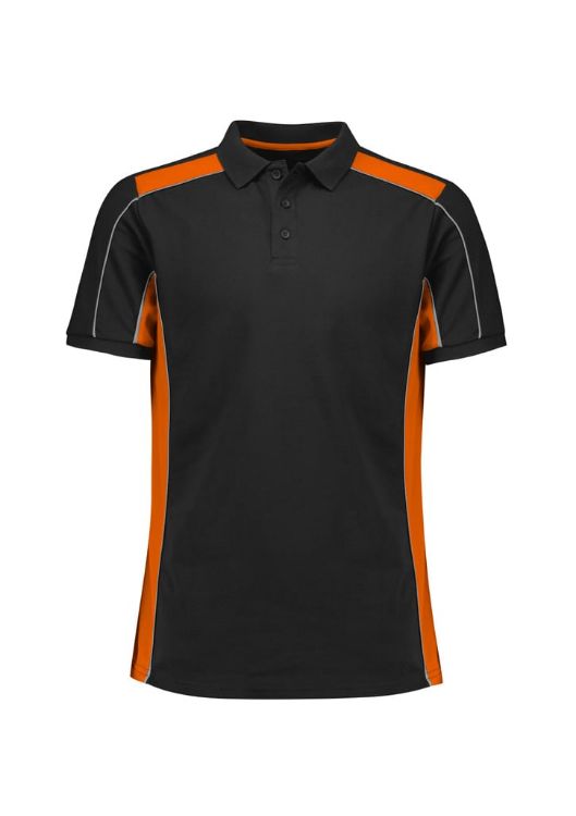 Picture of Unisex Grid Short Sleeve Polo