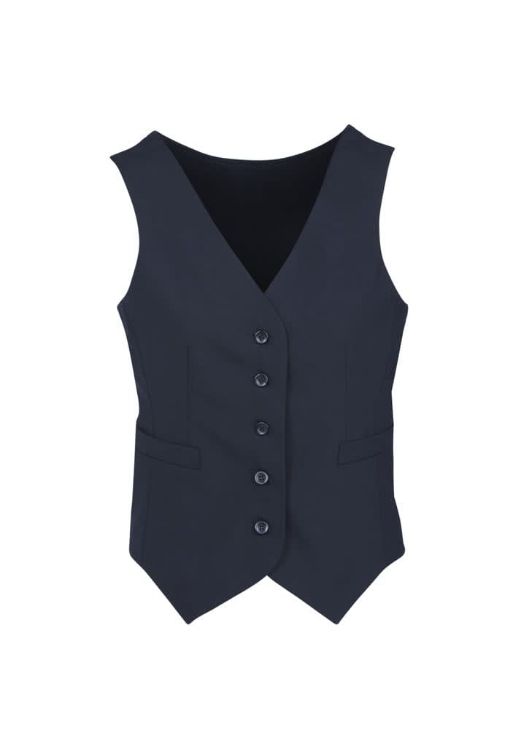 Picture of Comfort Wool Stretch Womens Peaked Vest