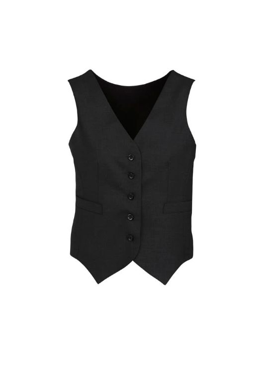 Picture of Comfort Wool Stretch Womens Peaked Vest