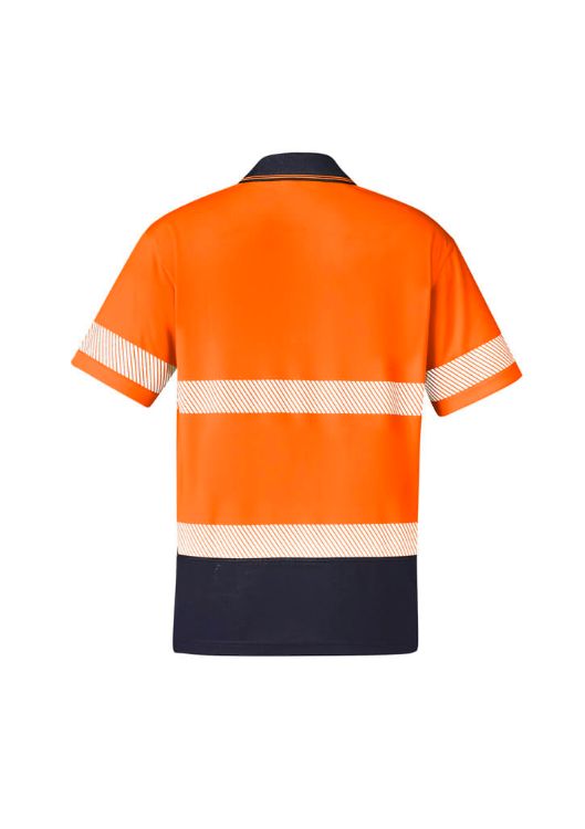 Picture of Unisex Hi Vis Segmented Tape Short Sleeve Polo