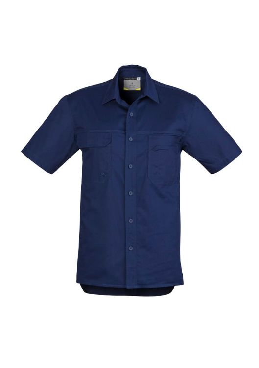 Picture of Mens Lightweight Tradie Short Sleeve Shirt