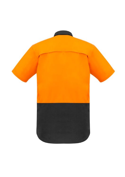 Picture of Mens Rugged Cooling Hi Vis Short Sleeve Shirt