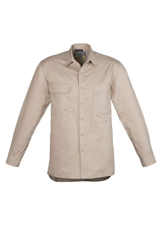 Picture of Mens Lightweight Tradie Long Sleeve Shirt