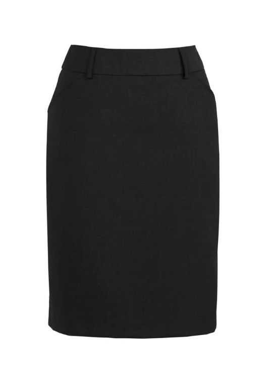 Picture of Womens Comfort Wool Stretch Multi-Pleat Skirt