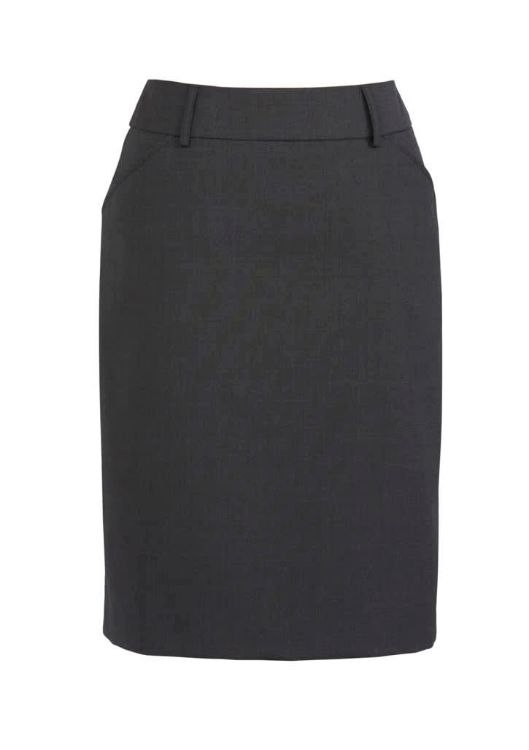 Picture of Womens Comfort Wool Stretch Multi-Pleat Skirt
